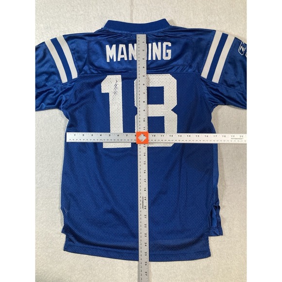 Reebok NFL Peyton Manning #18 Indianapolis Colts Jersey Size youth Large - Picture 13 of 14